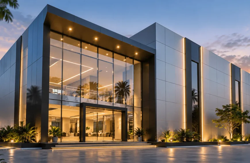 Structural Glazing vs ACP Cladding: How to Combine Both for Modern Commercial Facades