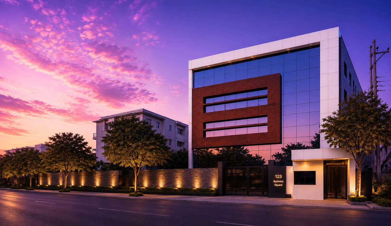 ACP Cladding and Structural Glazing work in Chennai