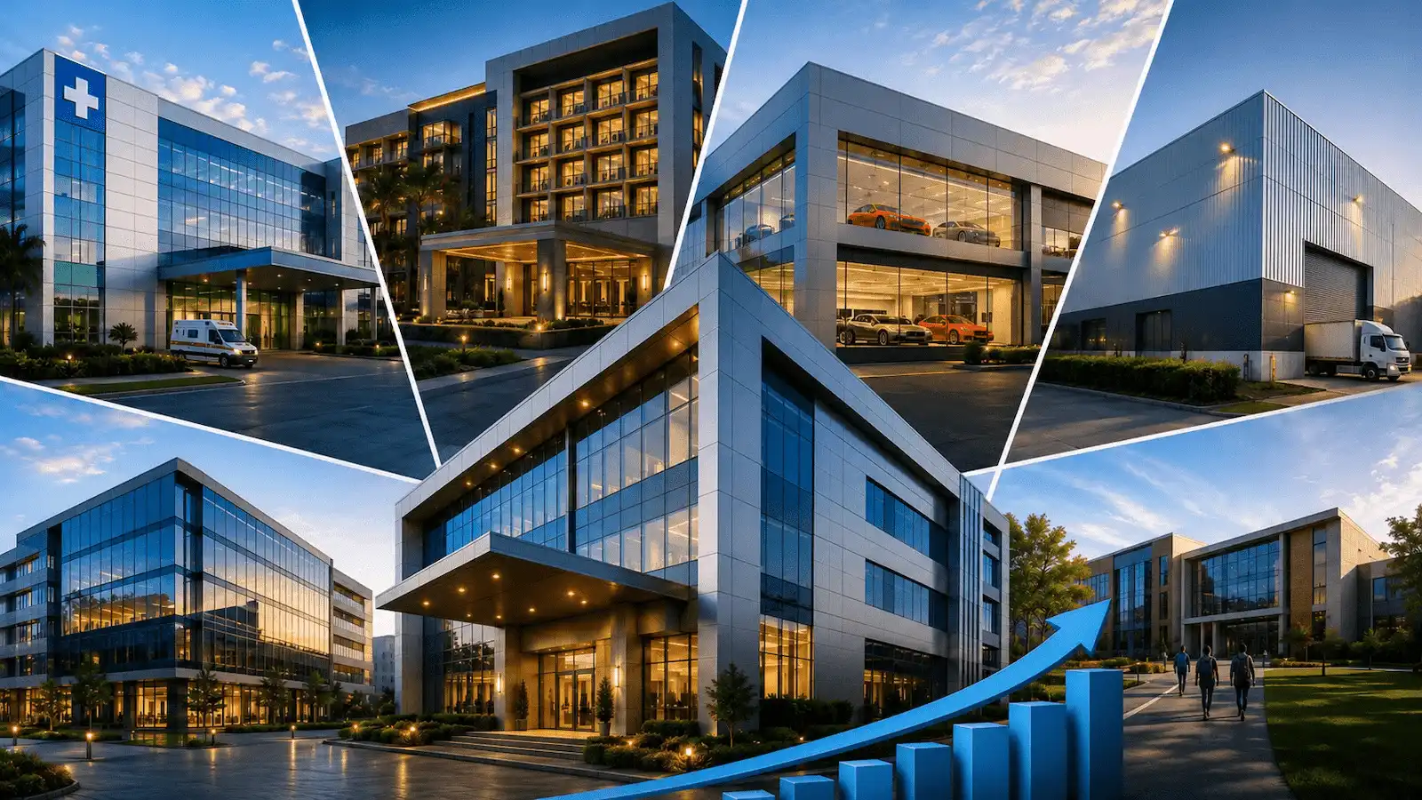 Completed ACP cladding and structural glazing contractor projects for hospitals, hotels, offices, car showrooms, commercial buildings, and industrial factories across Tamil Nadu.