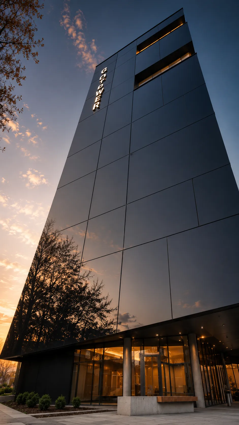 ACP Cladding Work – Commercial Building Exterior