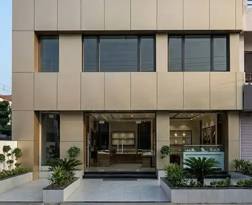 Glass glazing and ACP facade installation in Thoothukudi